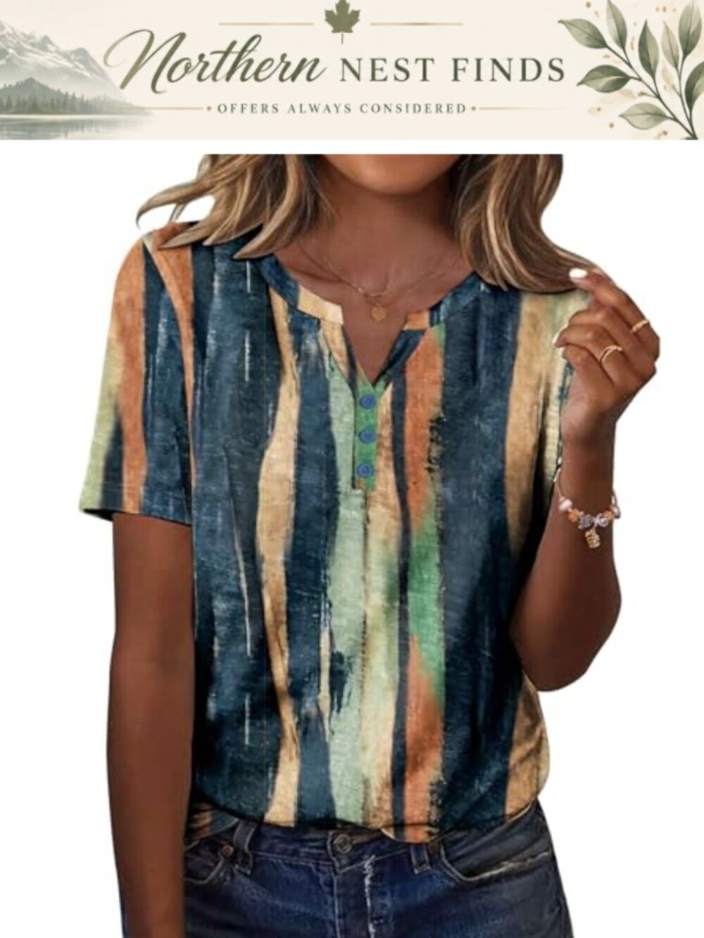 Zeagoo Womens V Neck Short Sleeve Tunic Top Business Casual Blouse